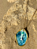 Collier fantaisie - "Esprits marins" Véronique