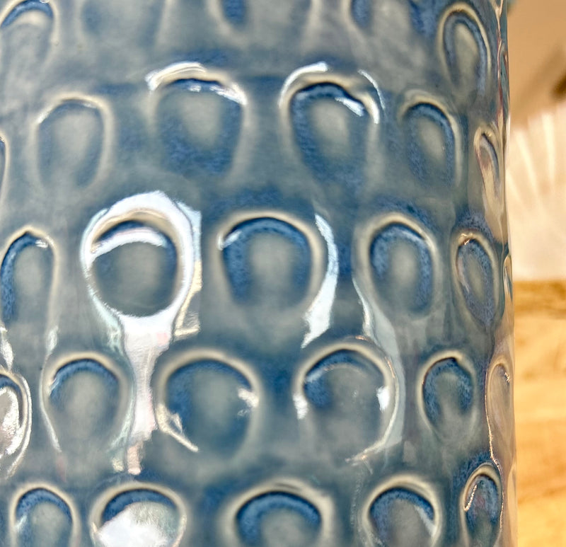 Lampe à poser "Ondes Bleues"