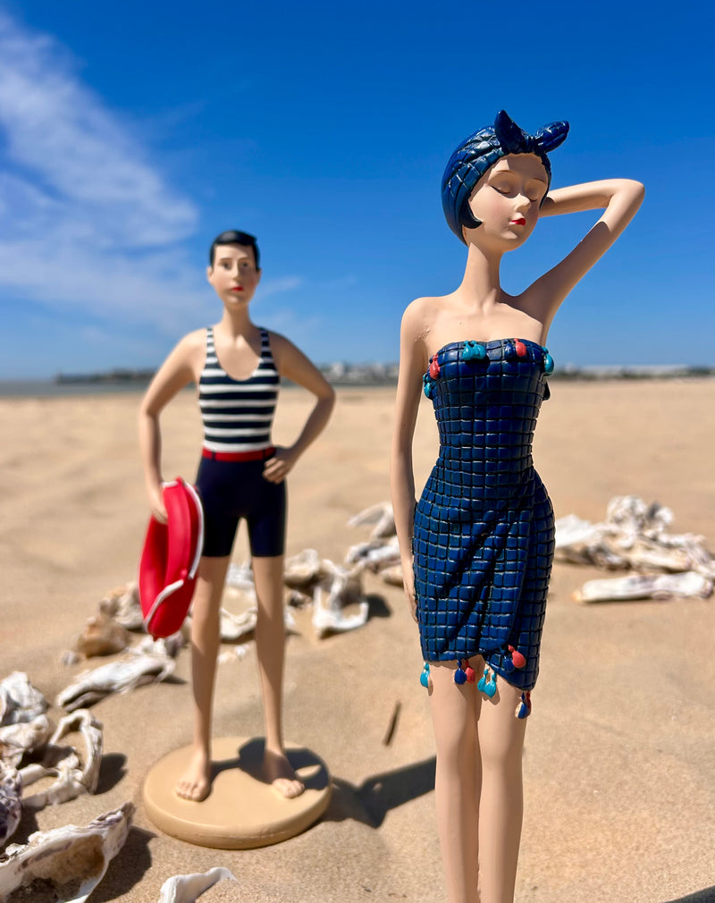Figurine baigneur rétro Grand modèle