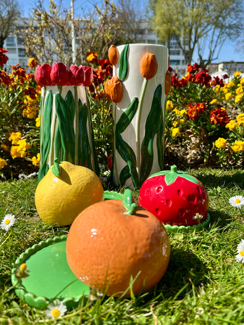 Vase Tulipes rouges