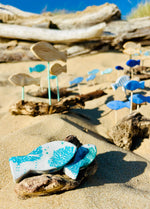 Poisson décoratif sur bois flotté