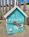 Brosse toilettes cabane de plage