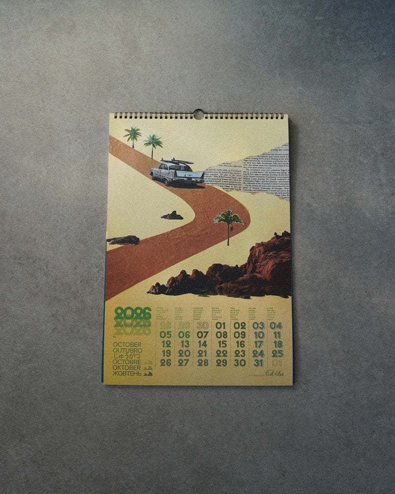 Calendrier 2026 CIEL GLUE – Thème Surf