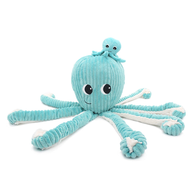 "FILOU", la pieuvre et son bébé Bleu Aqua