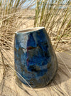 Vase en céramique émaillée - Collection "Bleu nuit"