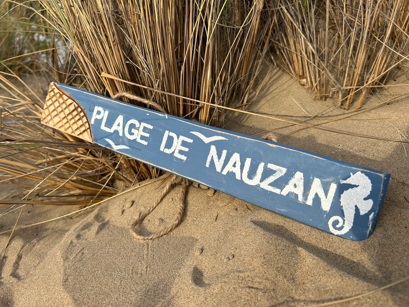 Décoration murale en bois  "Le littoral de la Côte de Beauté"