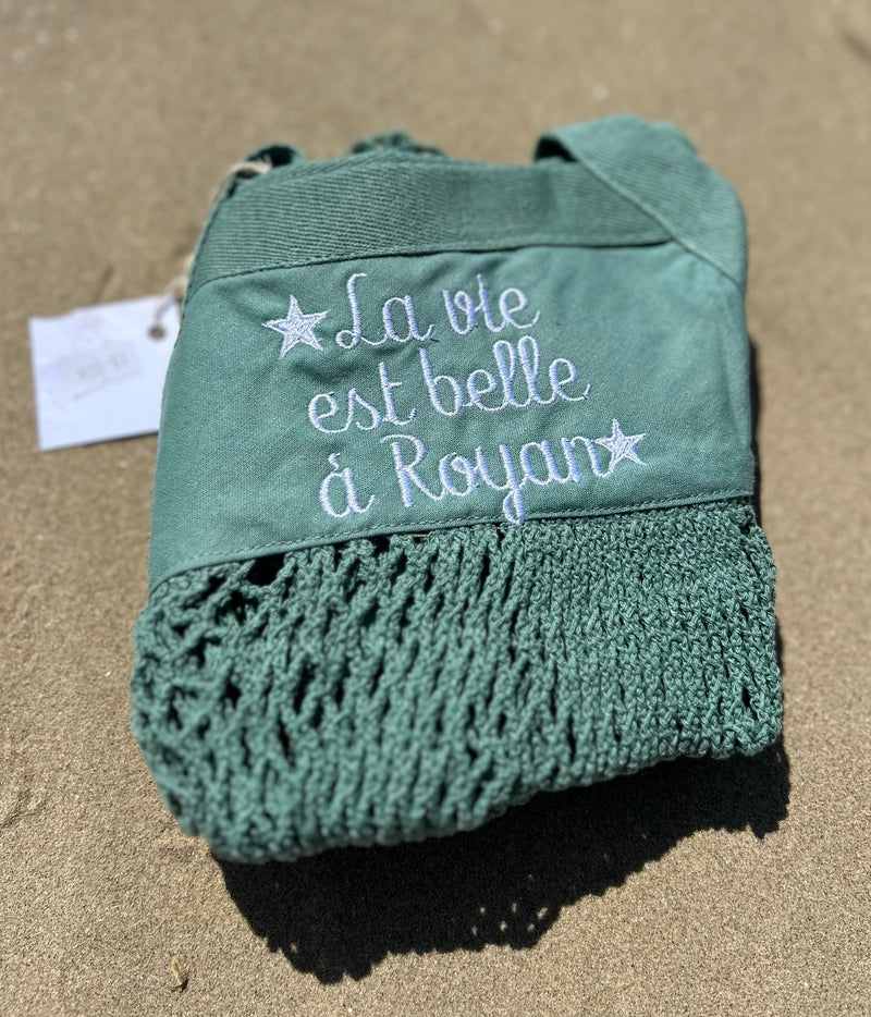 Filets à provisions brodés – Collection "Royan & Bord de Mer"