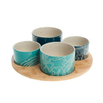 Plat + 4 bols Collection Livio