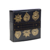 Coffret cadeau - 6 ronds de serviettes EXVOTO