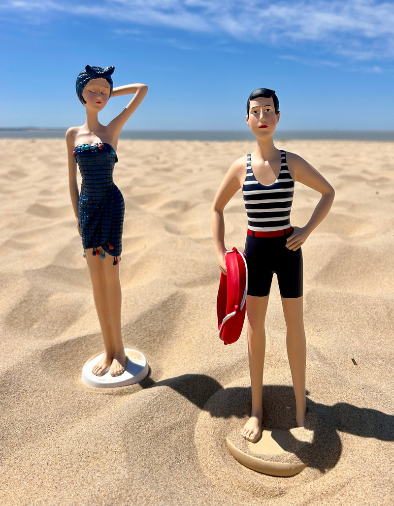 Figurine baigneur rétro Grand modèle