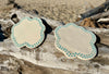 Dessous de plat "Eclat littoral" en céramique artisanale
