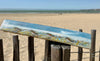 Peinture sur 1/2 douelle - Bécasseaux