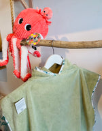 Poncho de plage enfant en éponge – Doux, absorbant et pratique