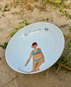 Saladier motif baigneuse