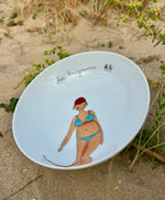 Saladier motif baigneuse