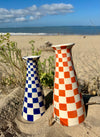 Vase orange en céramique - collection Rivage Vintage"