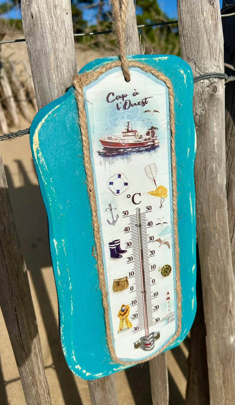 Thermomètre artisanal décoratif