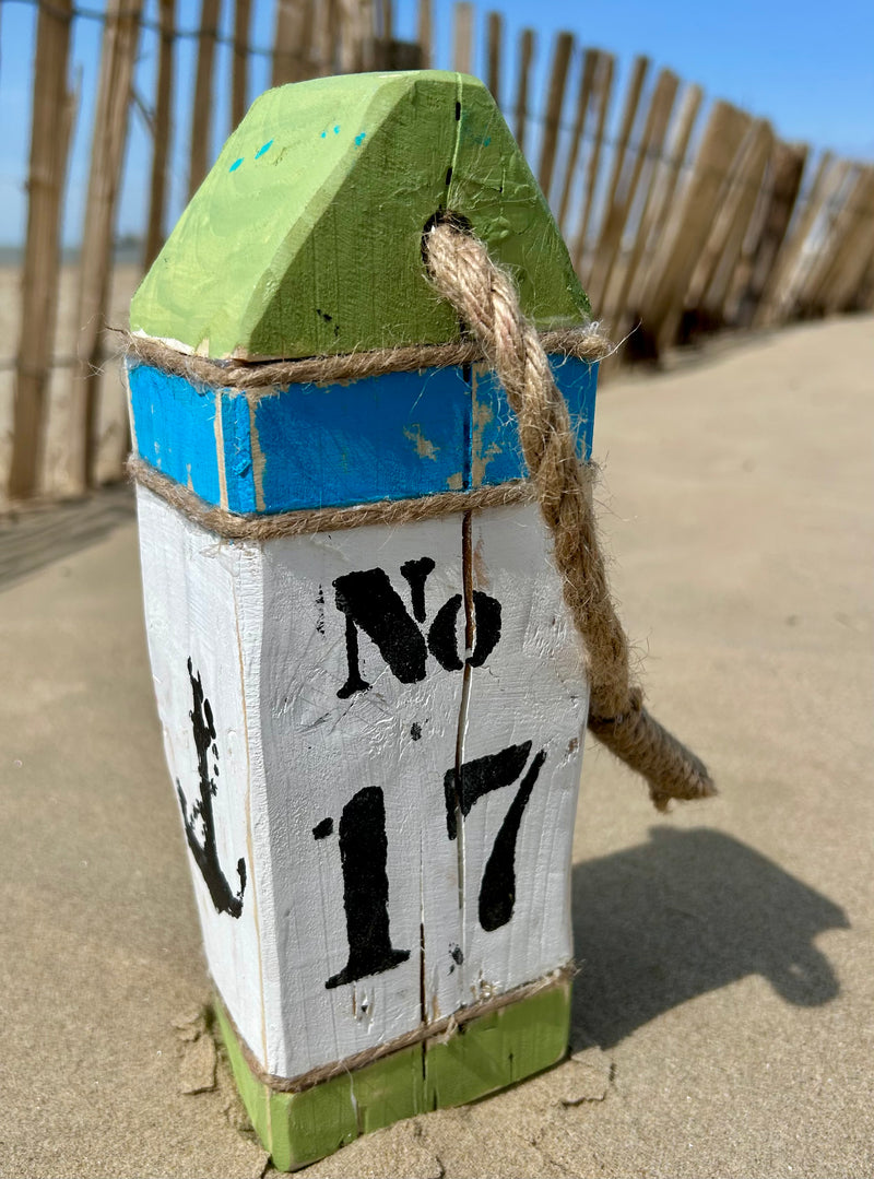 Bouée d'amarrage décorative en bois