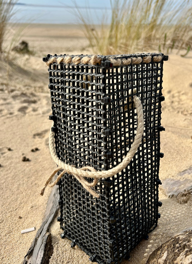 Porte bouteille en poche ostréicole