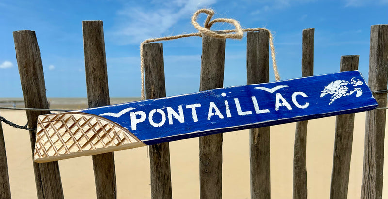 Décoration murale en bois  "Le littoral de la Côte de Beauté"