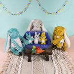 Peluche "Toudou" le lapin et son bébé