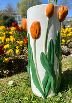 Vase Tulipes oranges