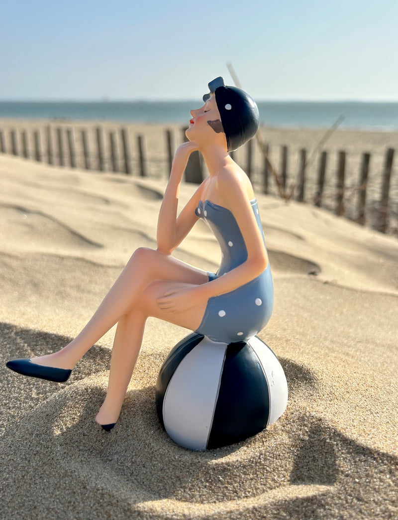 Figurine baigneuse "Suzette" & "Lucette" - Collection Littoral