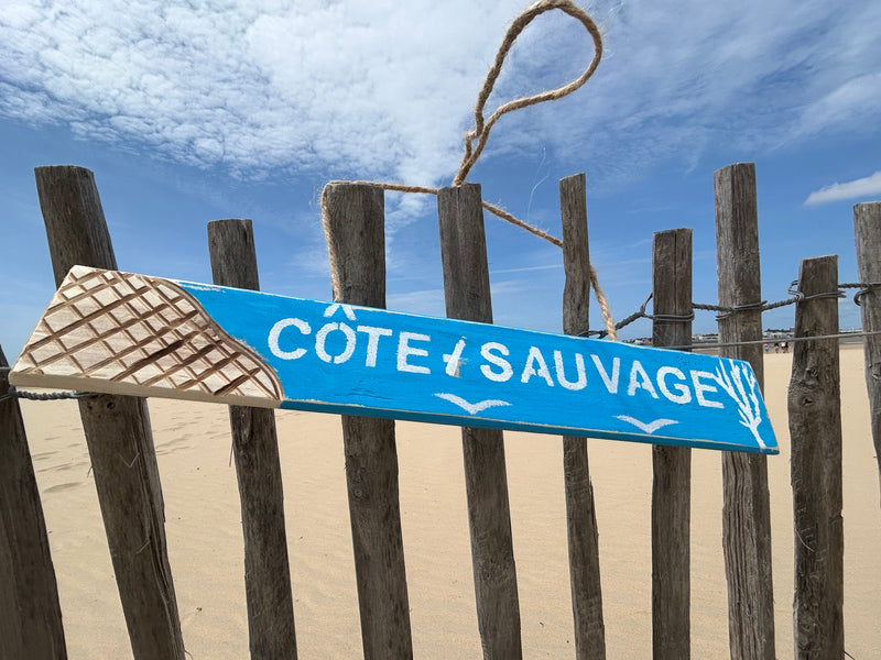 Décoration murale en bois  "Le littoral de la Côte de Beauté"