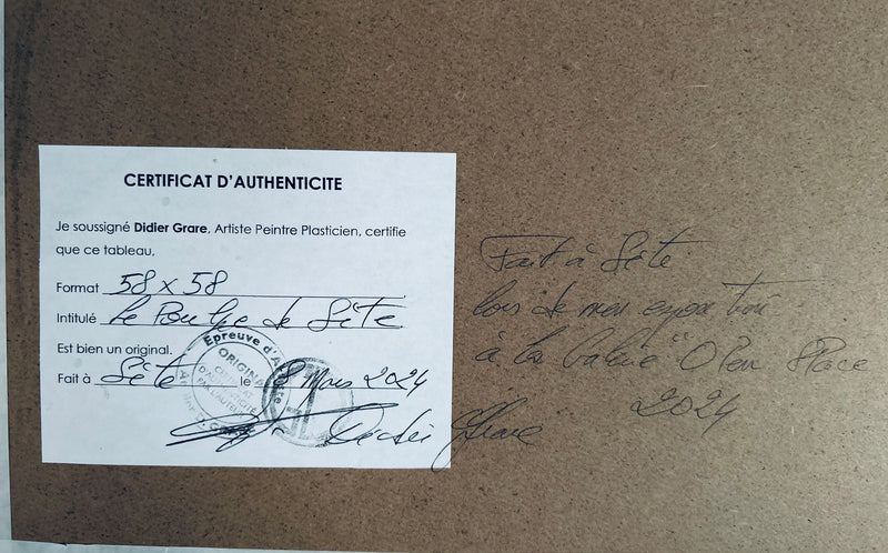 Poulpe signé Didier Grare