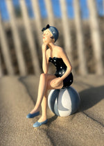 Figurine baigneuse "Suzette" & "Lucette" - Collection Littoral