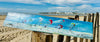 Peinture sur 1/2 douelle -  Kitesurf sur l’Atlantique