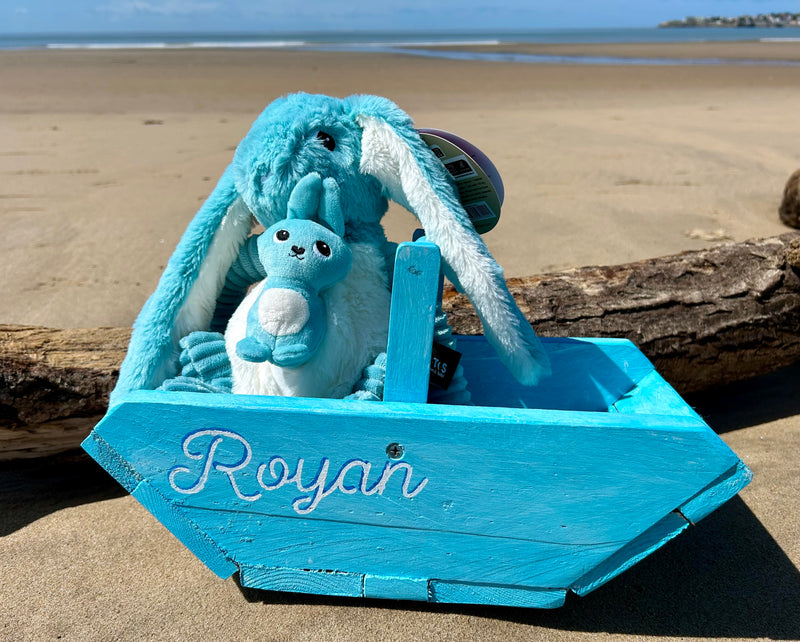 Peluche "Toudou" le lapin et son bébé