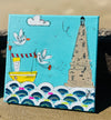 Peinture sur toile Mam'zelle Olala 20x20