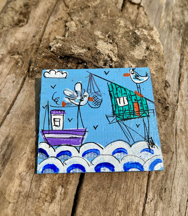Magnet en résine Mam'zelle Olala