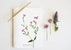 Carnet artisanal fleuri "Compagnon" • collection Botanica