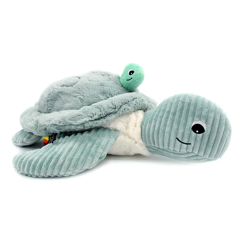 "SAUVENOU", la tortue géante et son bébé menthe