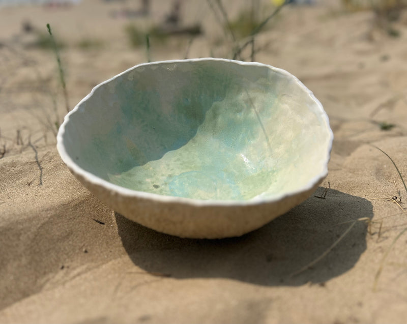 Saladier artisanal "Trésor des Rivages"