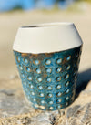 Vase en céramique émaillée - Collection "Bleu nuit"