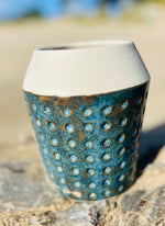Vase en céramique émaillée - Collection "Bleu nuit"
