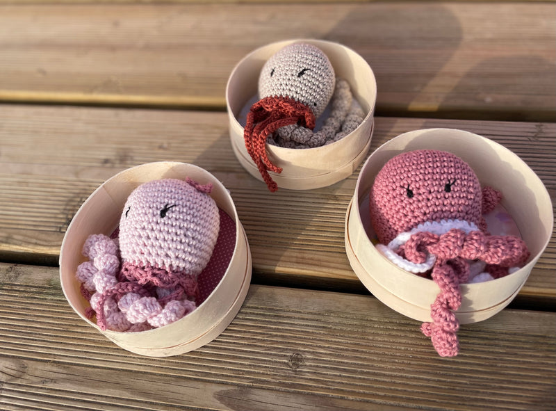 Doudou poulpe au crochet Poulpy