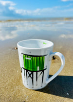 Mug en porcelaine, collection Les carrelets