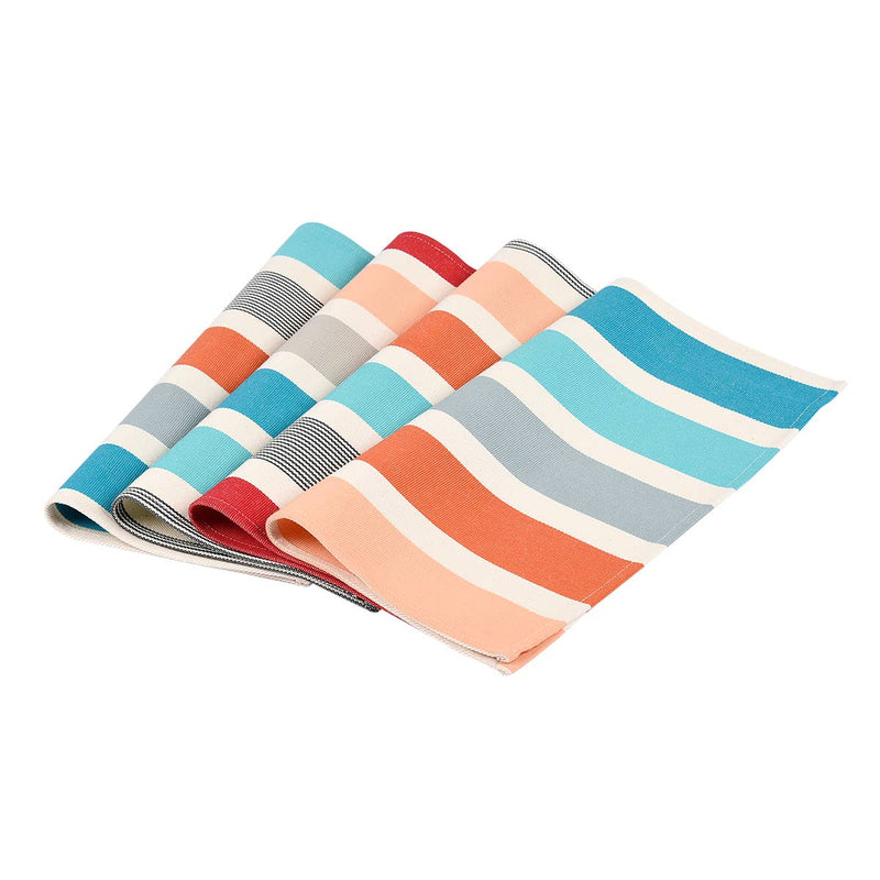 Serviette de table Garlin - coloris pêche