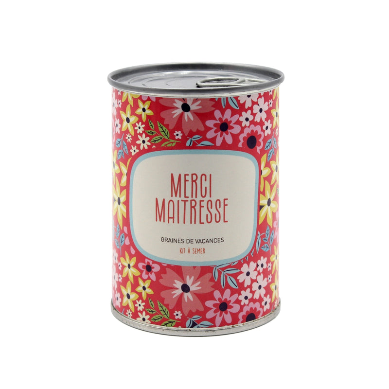 Kit de graines à semer "Merci Maîtresse"