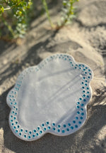Dessous de plat "Eclat littoral" en céramique artisanale