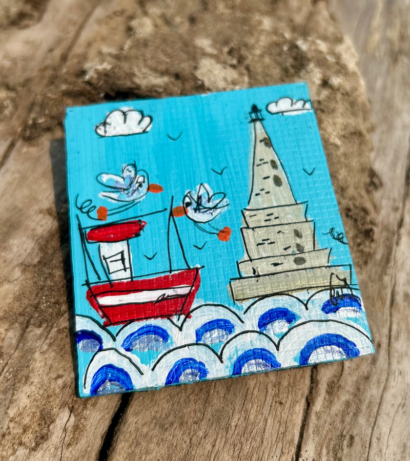 Magnet en résine Mam'zelle Olala