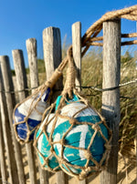Boule de chalut décorative en bois