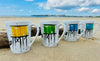 Mug en porcelaine, collection Les carrelets