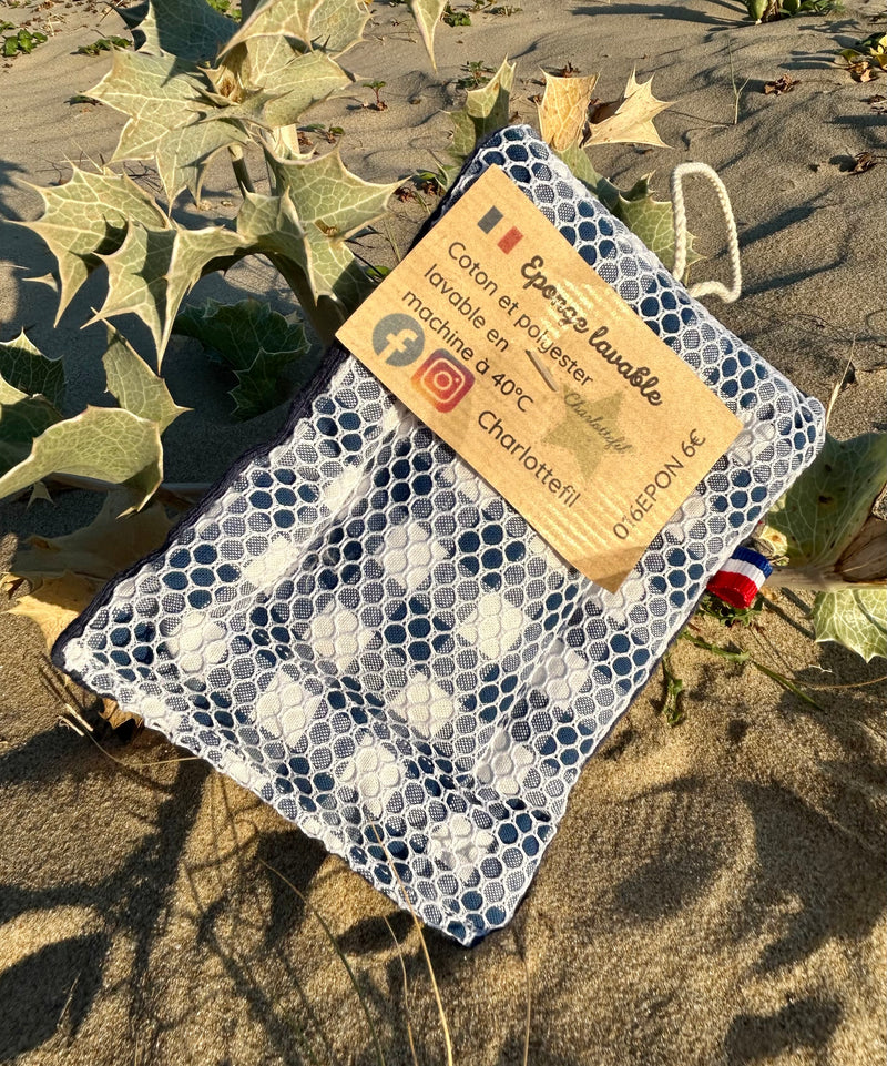 Éponge Lavable Zéro Déchet