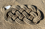 Dessous de plat en cordage Baderne Tresse océan