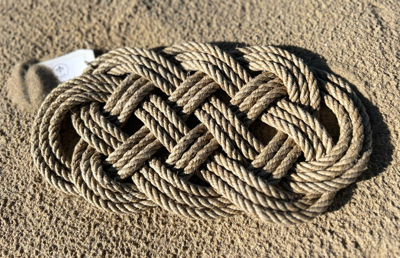 Dessous de plat en cordage Baderne Tresse océan